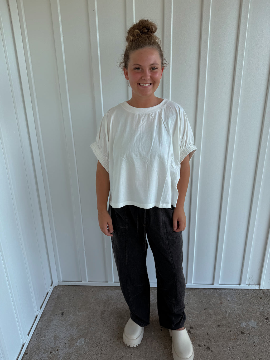 Mineral Washed Barrel Sweatpants