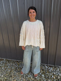 Chunky Cable Knit Sweater