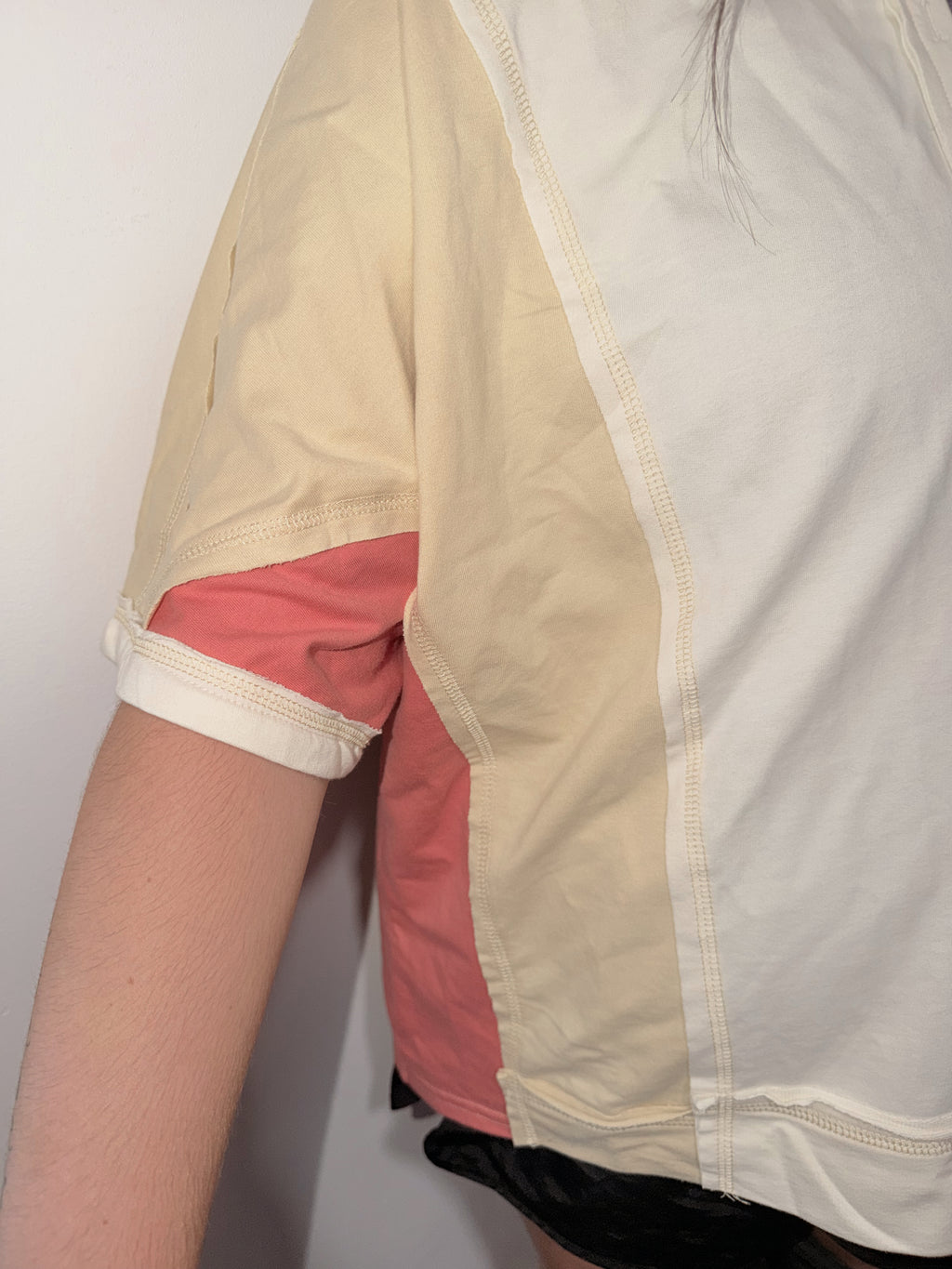 Oversized Color Block Top