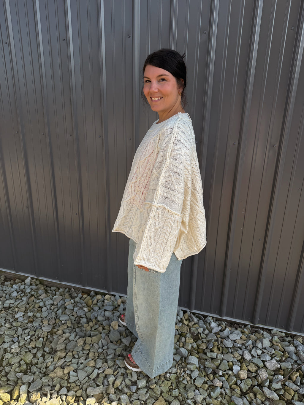 Chunky Cable Knit Sweater
