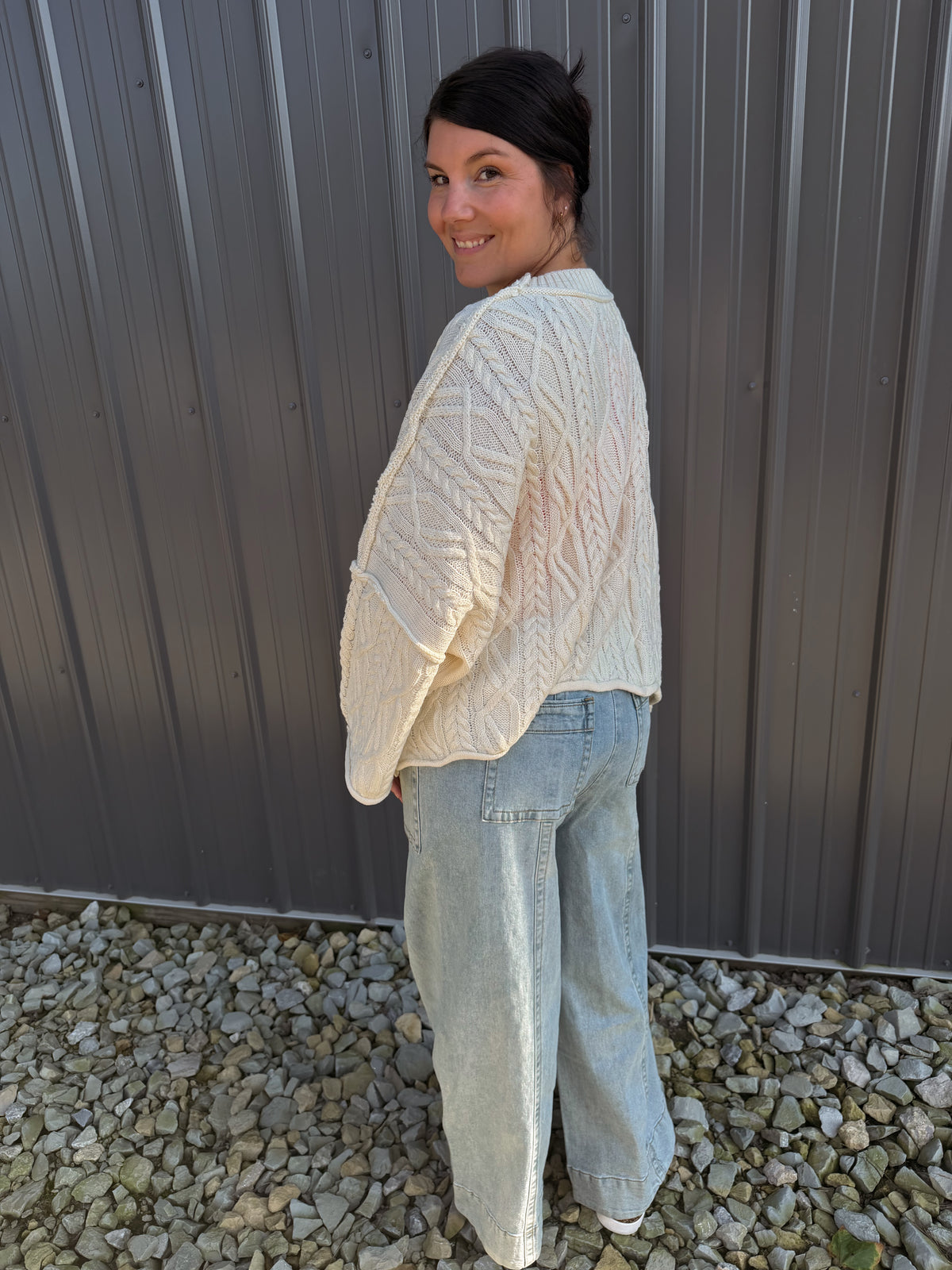 Chunky Cable Knit Sweater