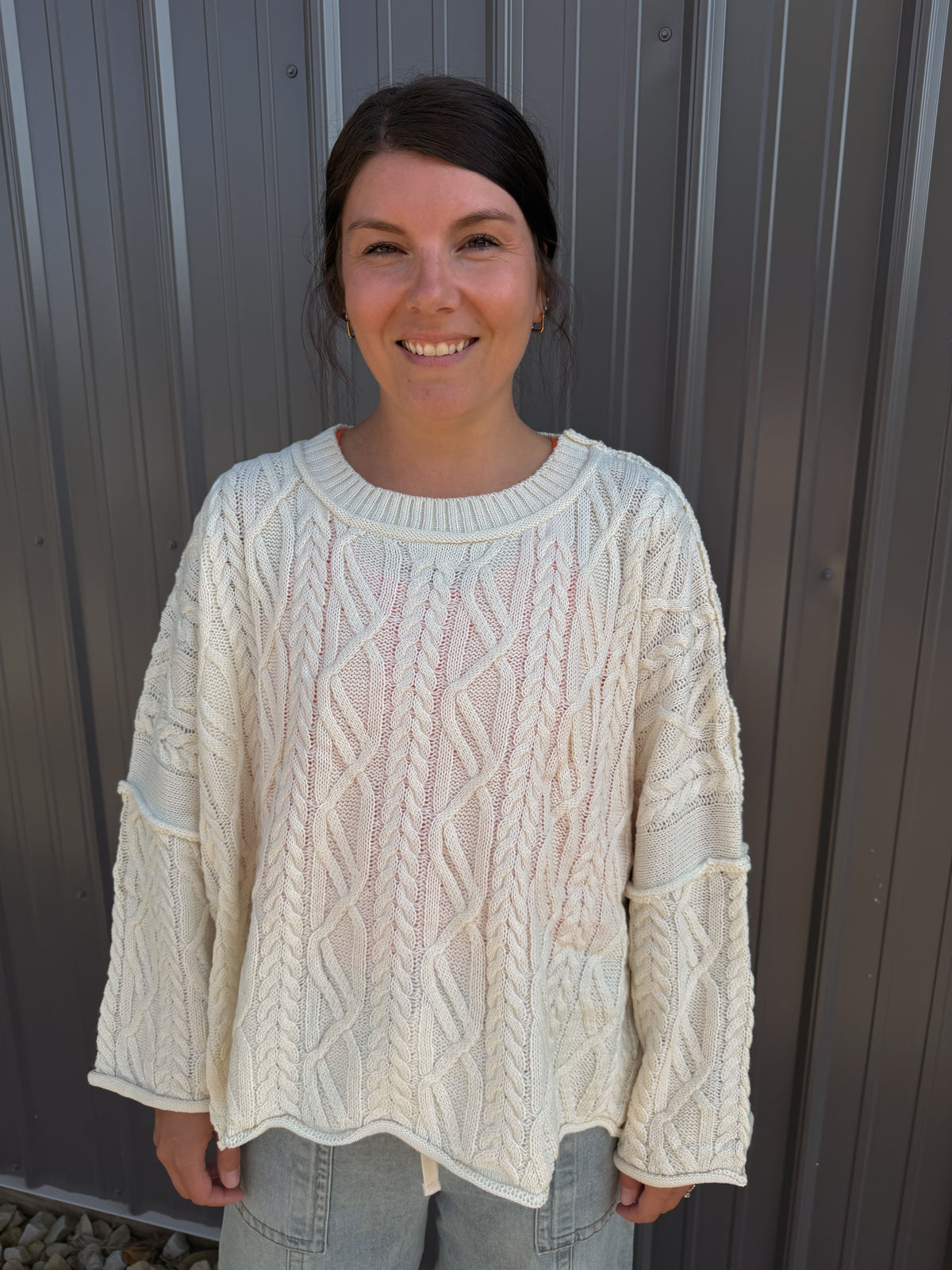 Chunky Cable Knit Sweater