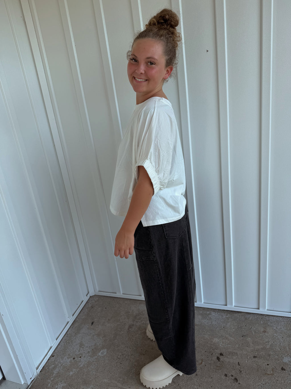 Mineral Washed Barrel Sweatpants